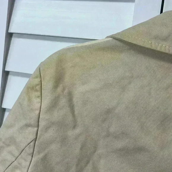 Vintage Bonds Fifth Avenue Belted Jacket Khaki & Cream - Picture 7 of 11